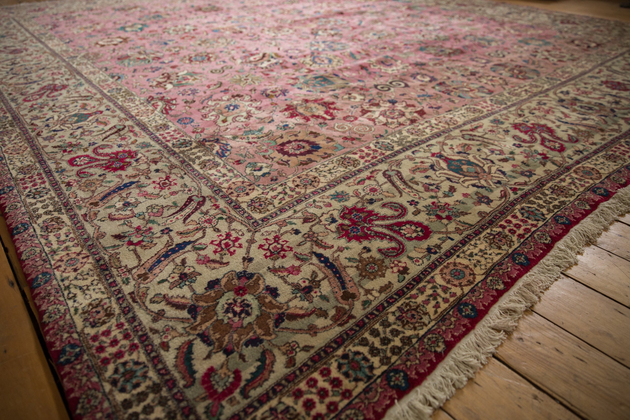 12x13.5 Vintage Tabriz Square Carpet by Old New House® - product image 3 for Resin Society