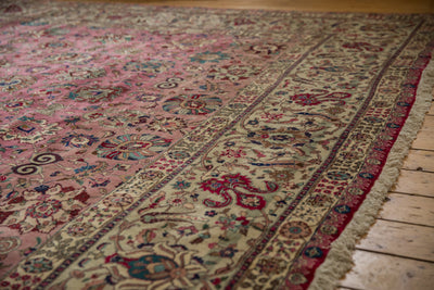12x13.5 Vintage Tabriz Square Carpet by Old New House® - product image 4 for Resin Society