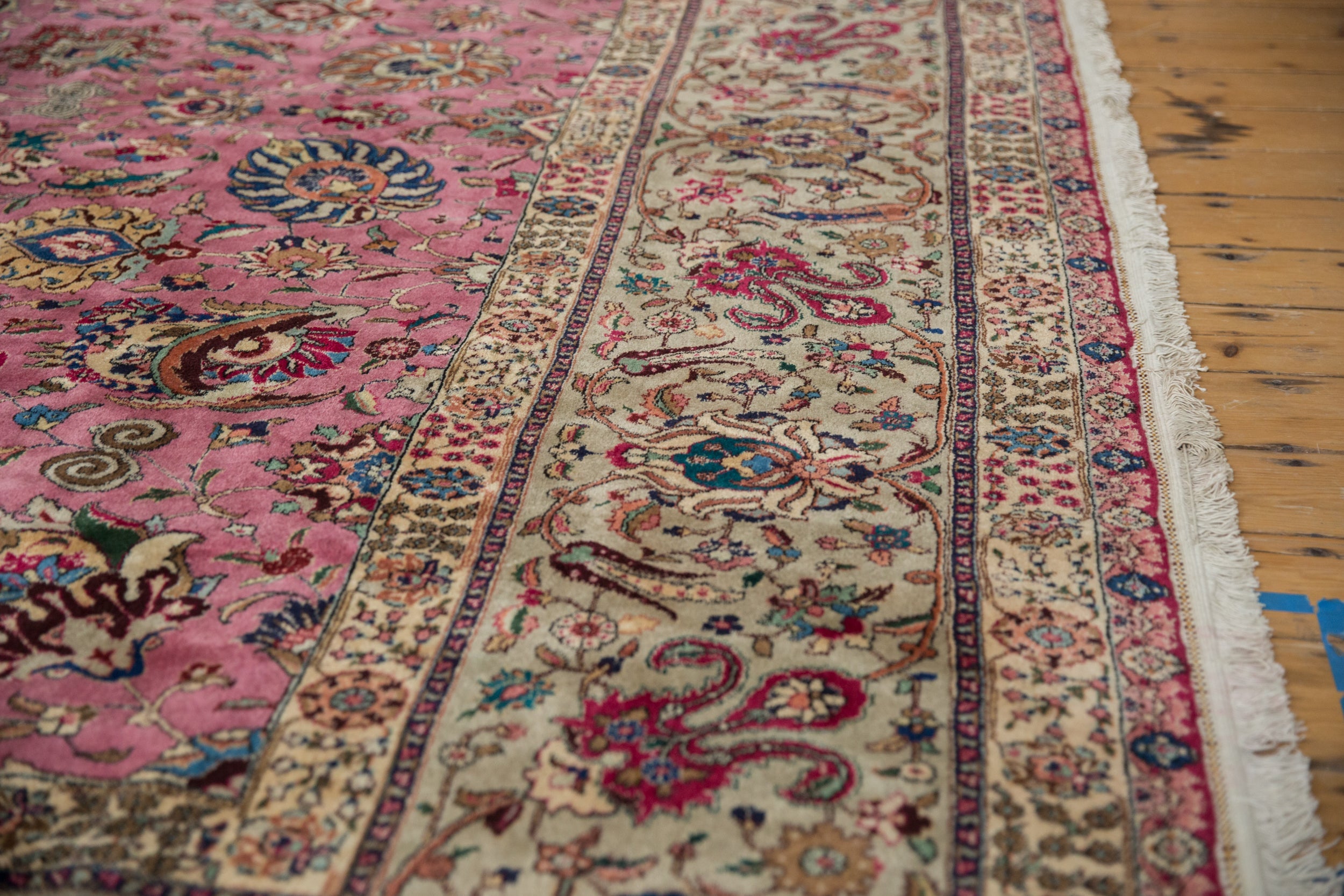 12x13.5 Vintage Tabriz Square Carpet by Old New House® - product image 6 for Resin Society