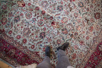 11.5x12 Vintage Tabriz Square Carpet by Old New House® - product image 2 for Resin Society