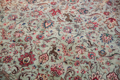 11.5x12 Vintage Tabriz Square Carpet by Old New House® - product image 5 for Resin Society