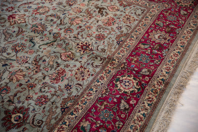 11.5x12 Vintage Tabriz Square Carpet by Old New House® - product image 11 for Resin Society
