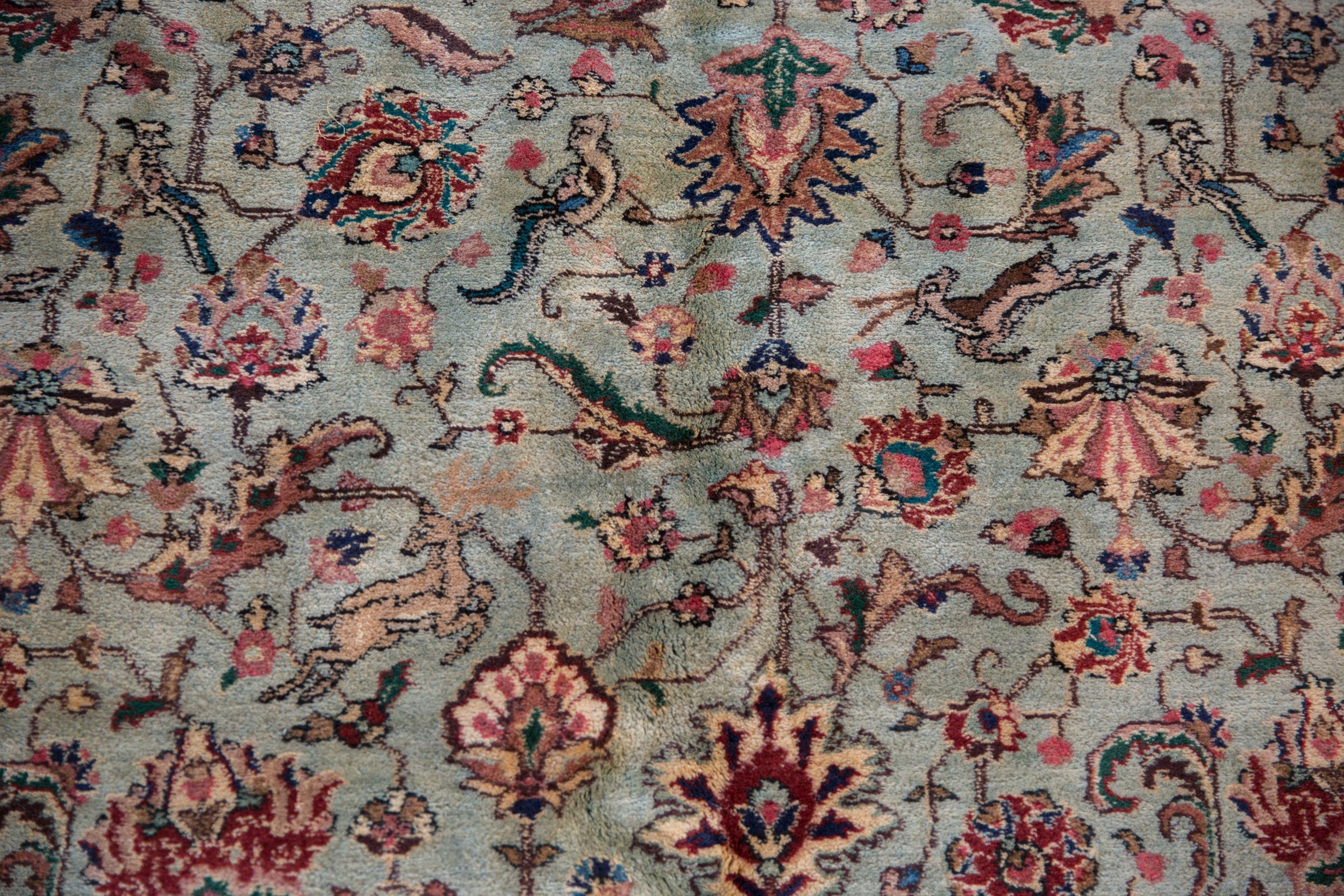 11.5x12 Vintage Tabriz Square Carpet by Old New House® - product image 12 for Resin Society
