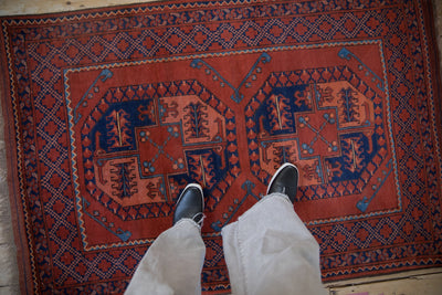 3.5x5 Vintage Pakistani Ersari Design Rug by Old New House® - product image 2 for Resin Society