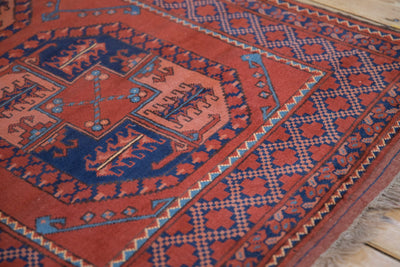 3.5x5 Vintage Pakistani Ersari Design Rug by Old New House® - product image 7 for Resin Society