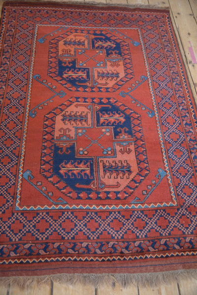 3.5x5 Vintage Pakistani Ersari Design Rug by Old New House® - product image 8 for Resin Society