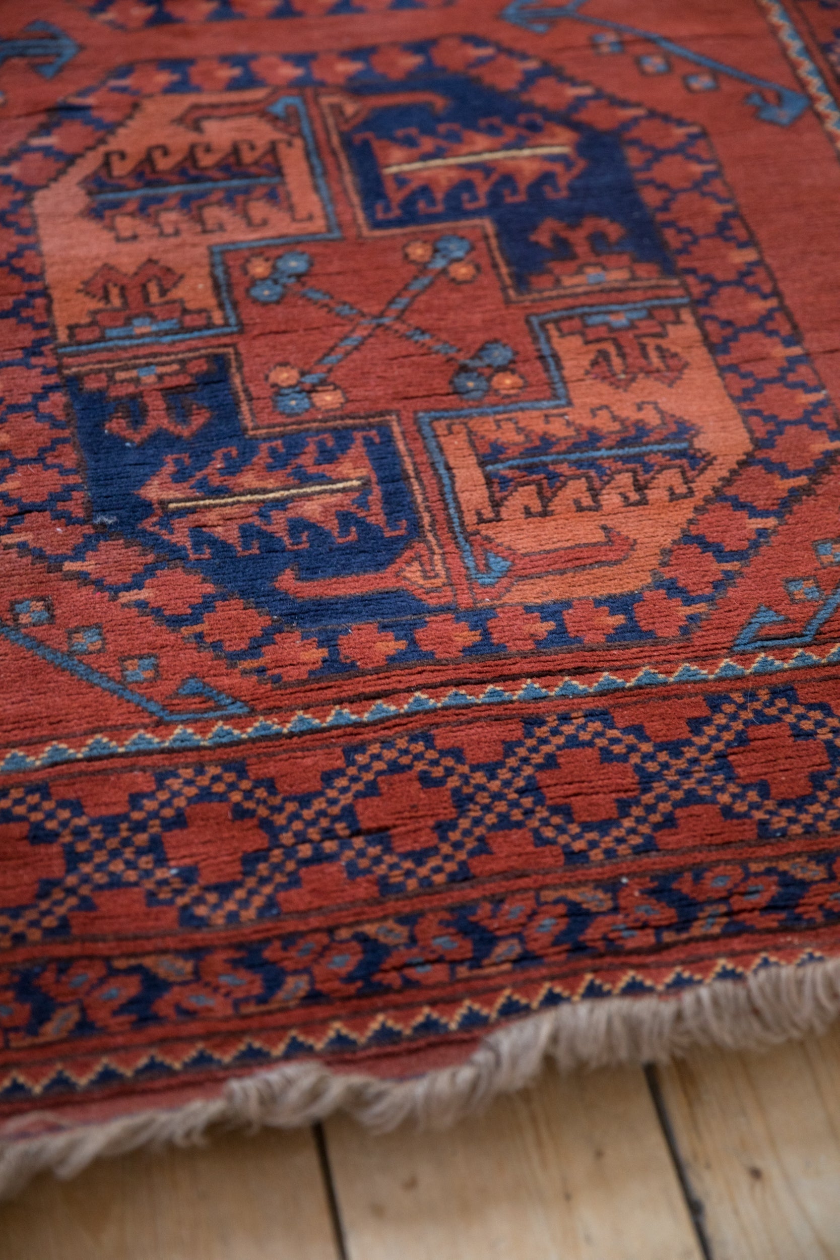 3.5x5 Vintage Pakistani Ersari Design Rug by Old New House® - product image 10 for Resin Society