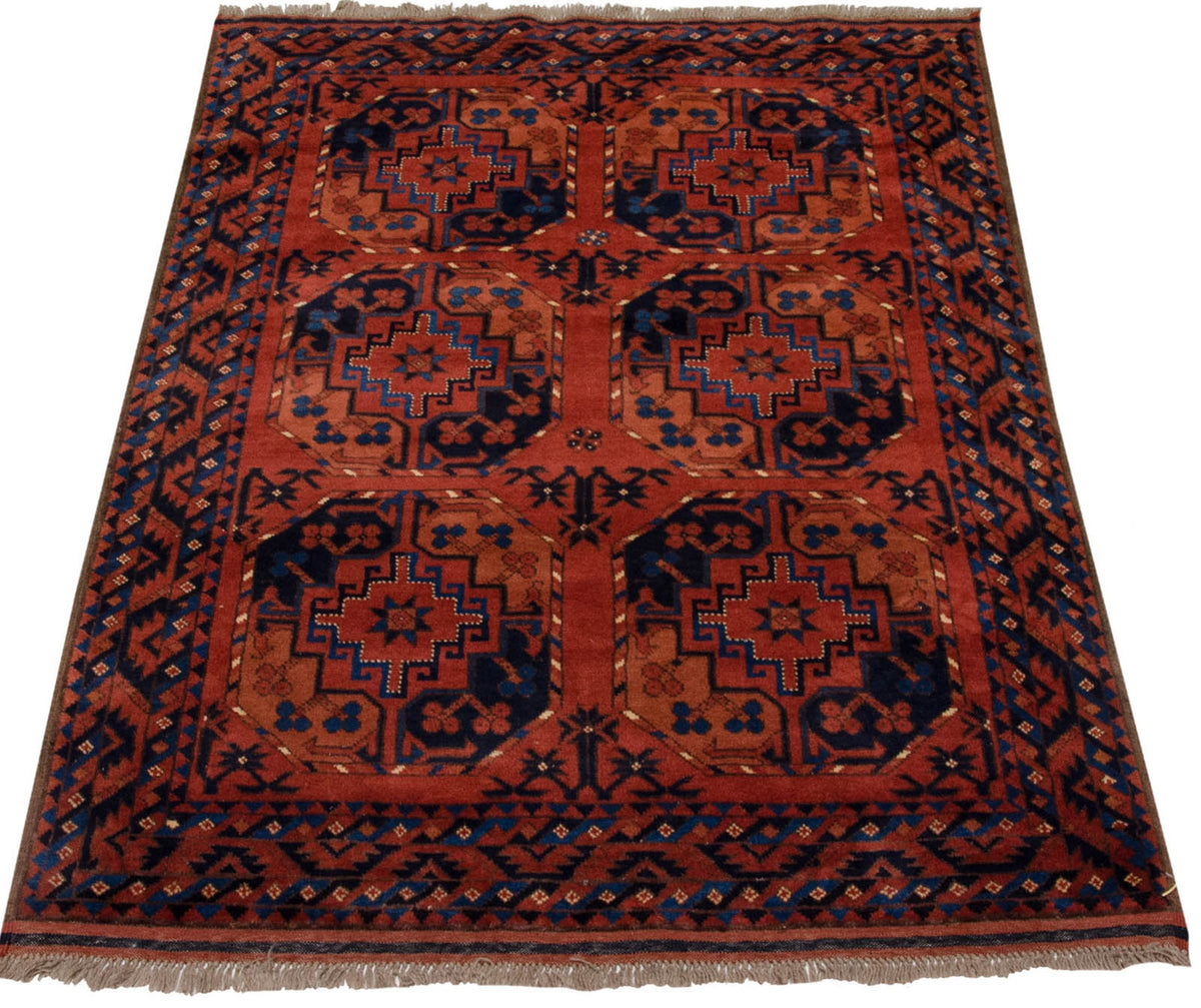 3.5x5 Vintage Pakistani Ersari Design Rug by Old New House® - product image 3 for Resin Society