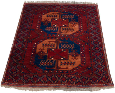 3x4 Vintage Pakistani Ersari Design Square Rug by Old New House® - product image 3 for Resin Society