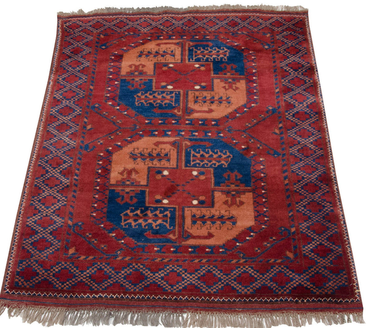 3x4 Vintage Pakistani Ersari Design Square Rug by Old New House® - product image 4 for Resin Society
