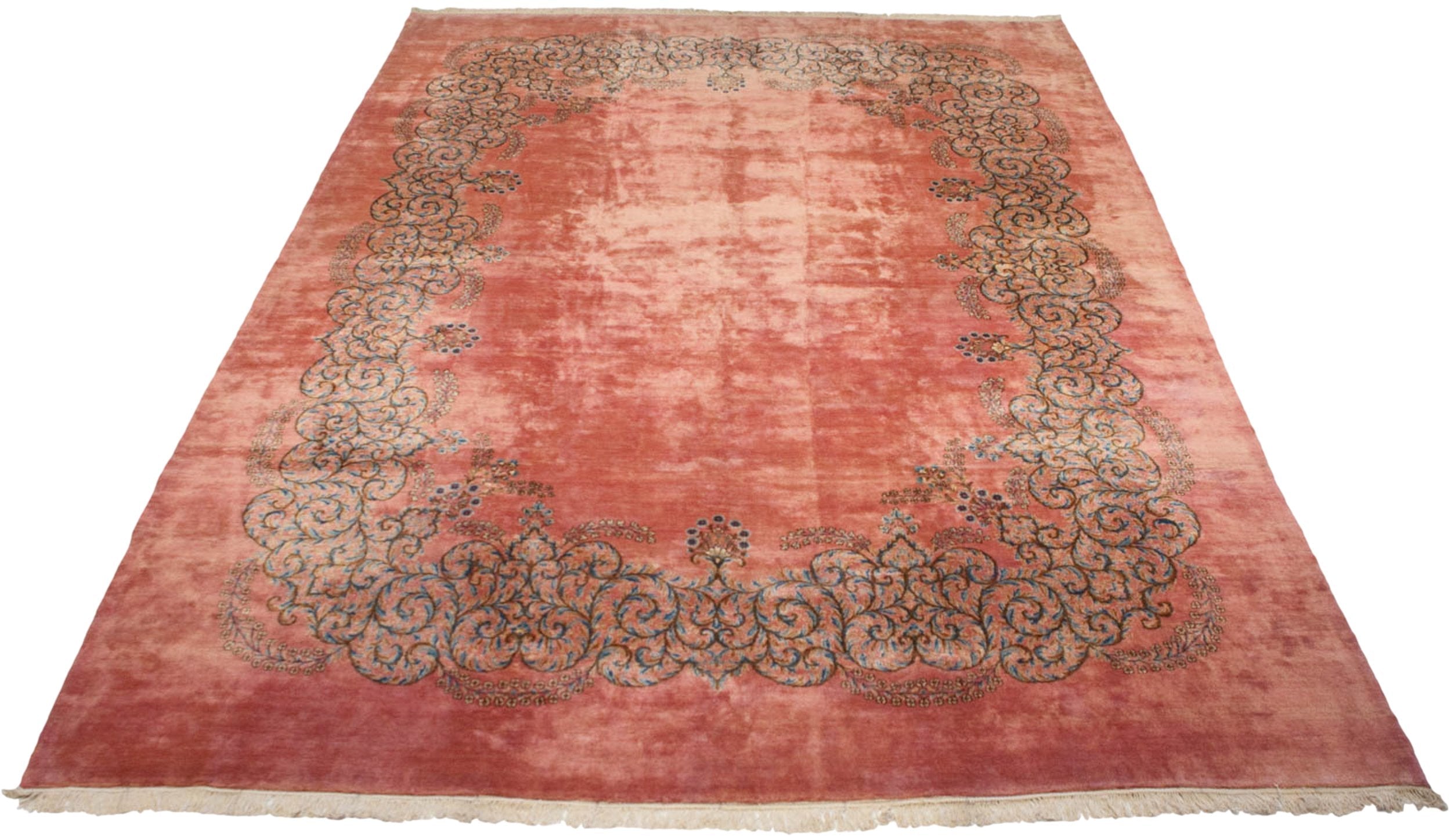 12x17.5 Vintage Fine Kerman Carpet by Old New House® - product image 2 for Resin Society