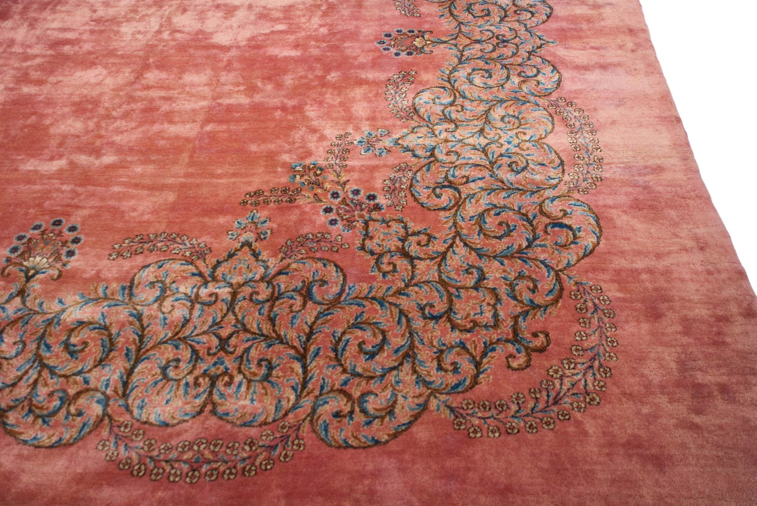 12x17.5 Vintage Fine Kerman Carpet by Old New House® - product image 5 for Resin Society