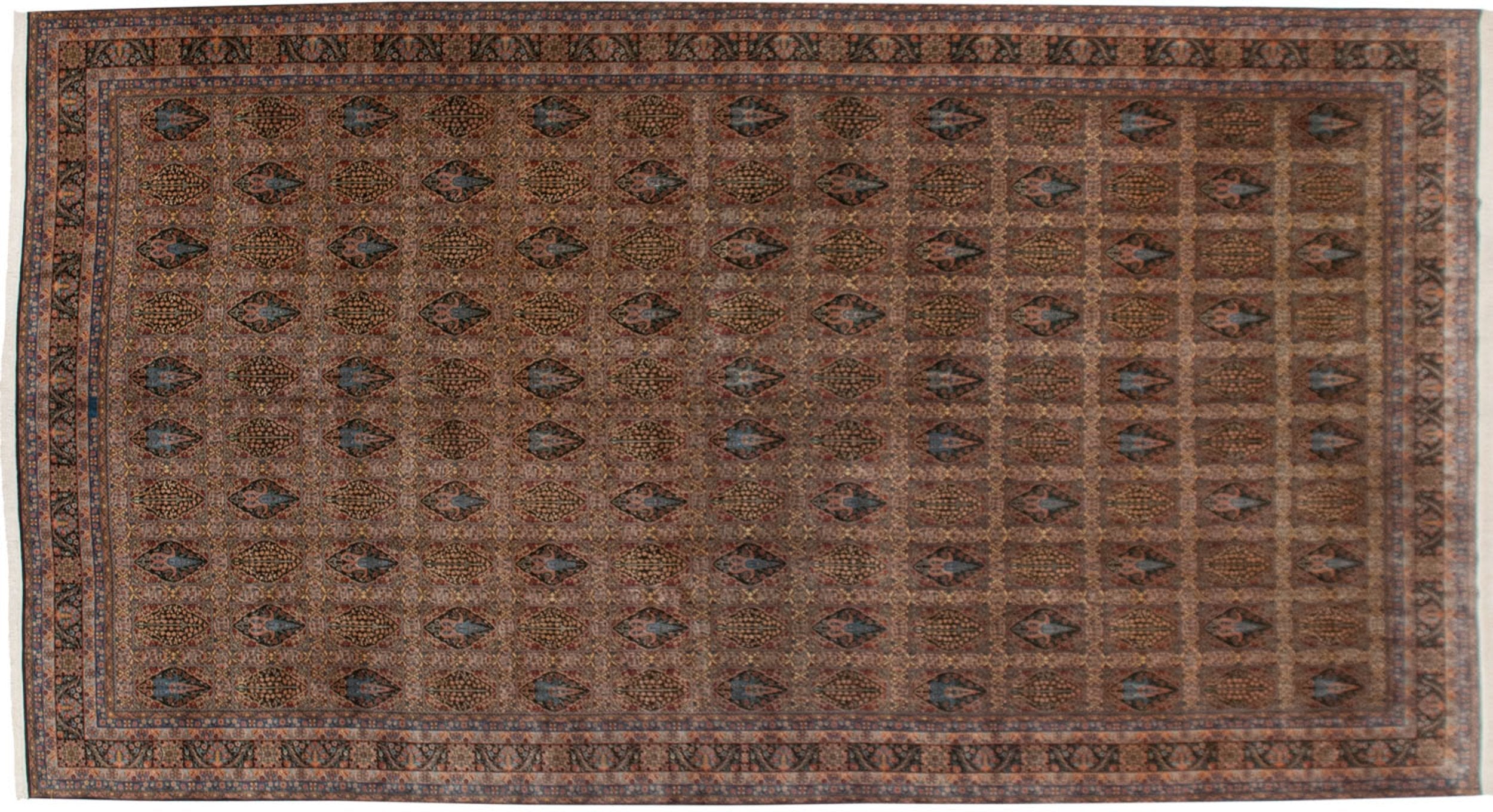 12x21.5 Vintage Bulgarian Tabriz Design Carpet by Old New House® - main product image for Resin Society