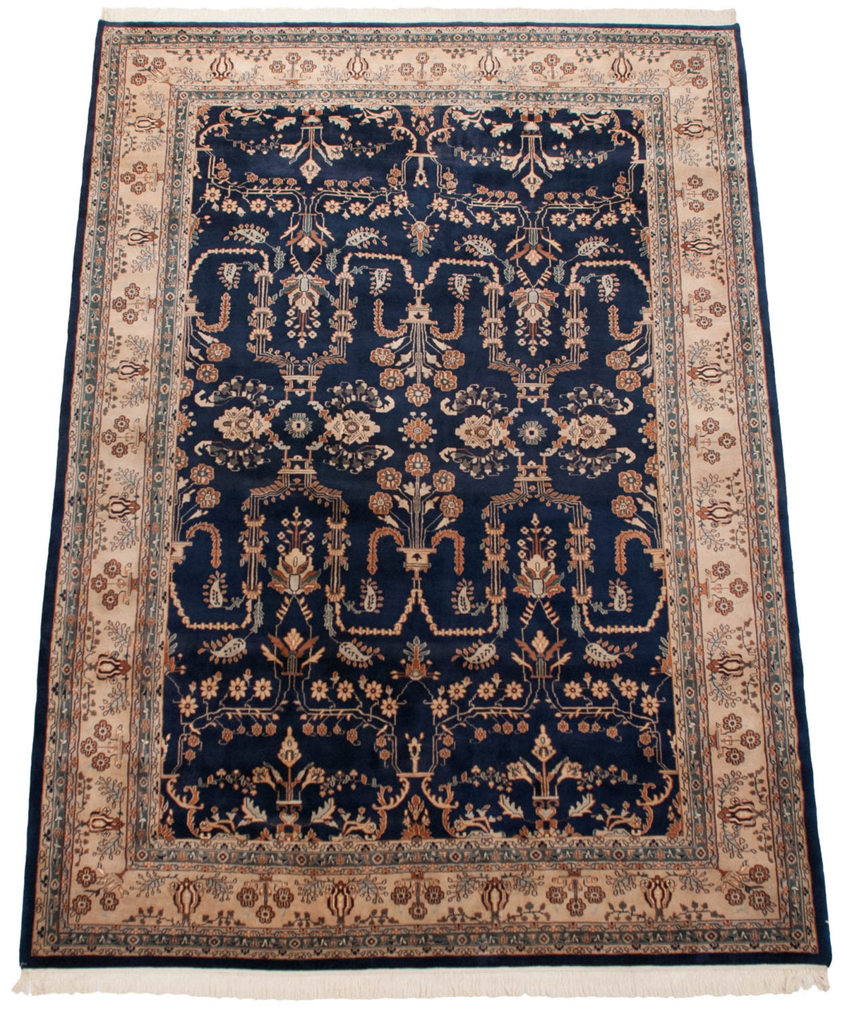 10x14 Vintage Indian Mohajeran Sarouk Design Carpet by Old New House® - product image 2 for Resin Society