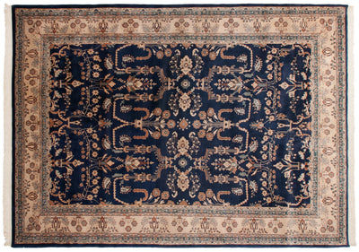10x14 Vintage Indian Mohajeran Sarouk Design Carpet by Old New House® - product image 6 for Resin Society