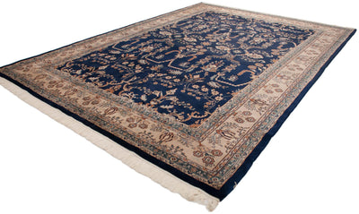 10x14 Vintage Indian Mohajeran Sarouk Design Carpet by Old New House® - product image 7 for Resin Society