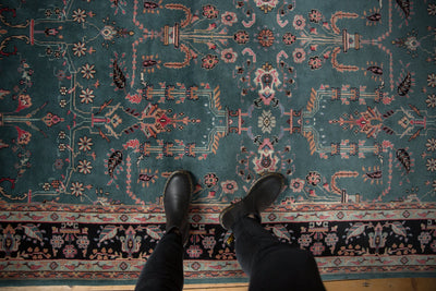 6x9 Vintage Indian Mohajeran Sarouk Design Carpet by Old New House® - product image 2 for Resin Society