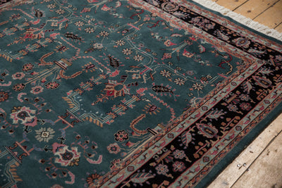 6x9 Vintage Indian Mohajeran Sarouk Design Carpet by Old New House® - product image 6 for Resin Society