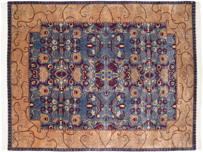 8x10 Vintage Indian Arts And Crafts Design Carpet by Old New House® - main product image for Resin Society