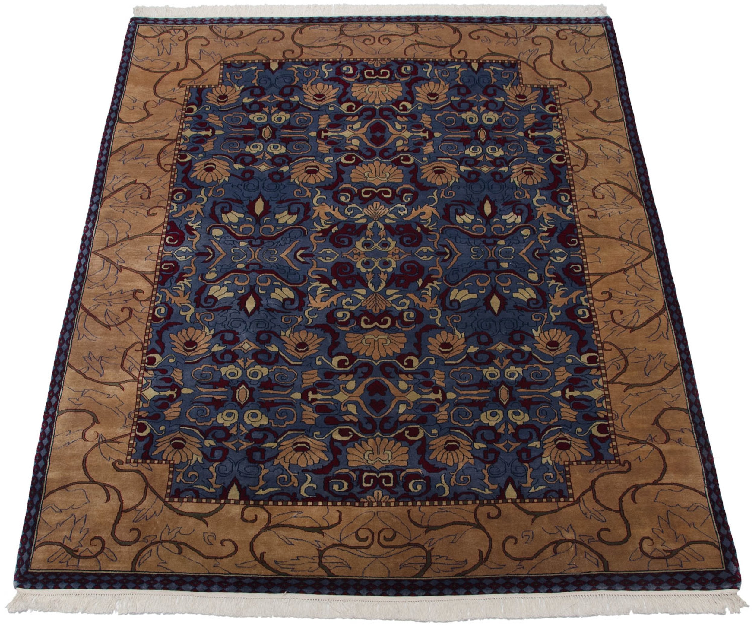 8x10 Vintage Indian Arts And Crafts Design Carpet by Old New House® - product image 3 for Resin Society