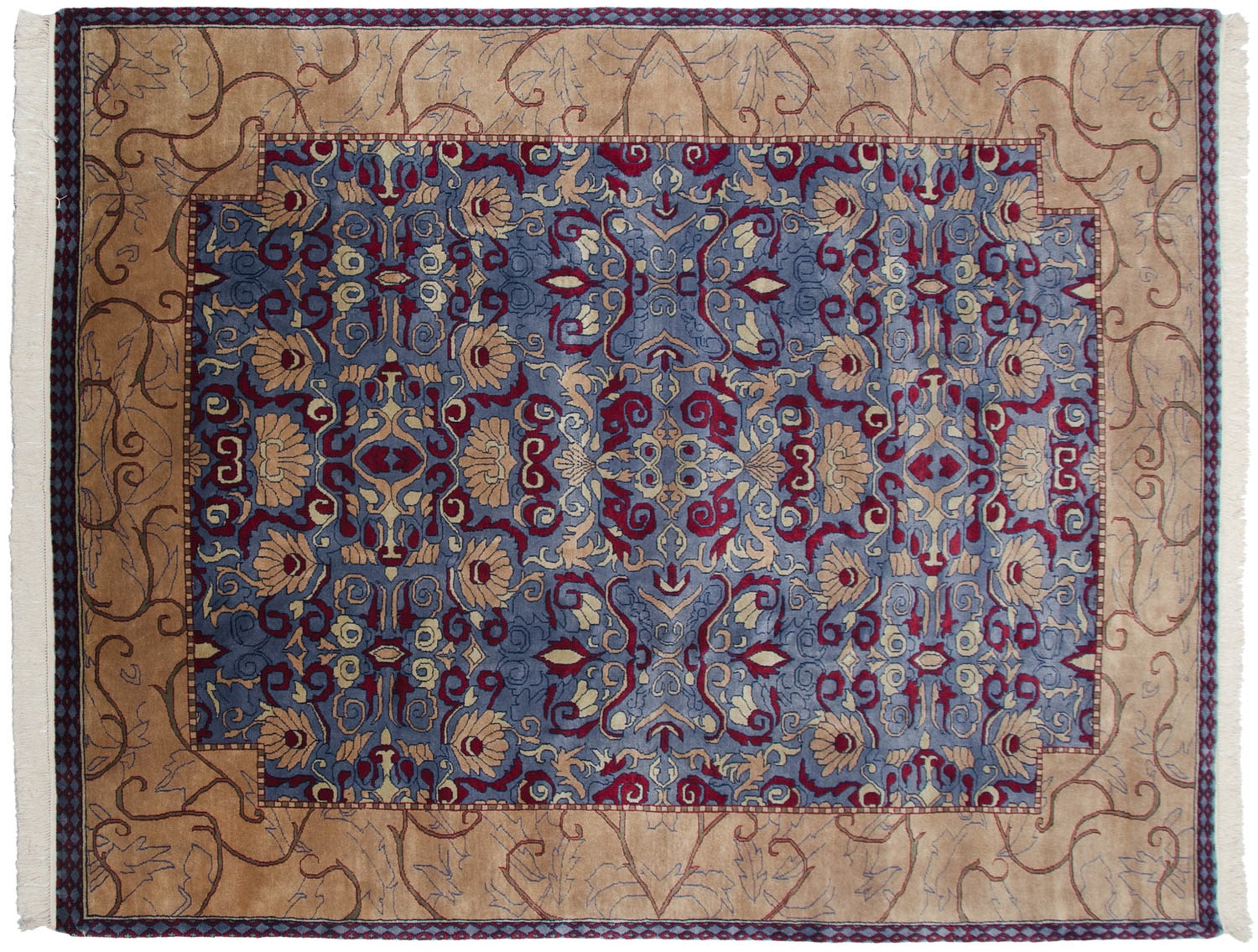 8x10 Vintage Indian Arts And Crafts Design Carpet by Old New House® - product image 8 for Resin Society