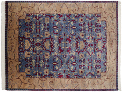 8x10 Vintage Indian Arts And Crafts Design Carpet by Old New House® - product image 8 for Resin Society