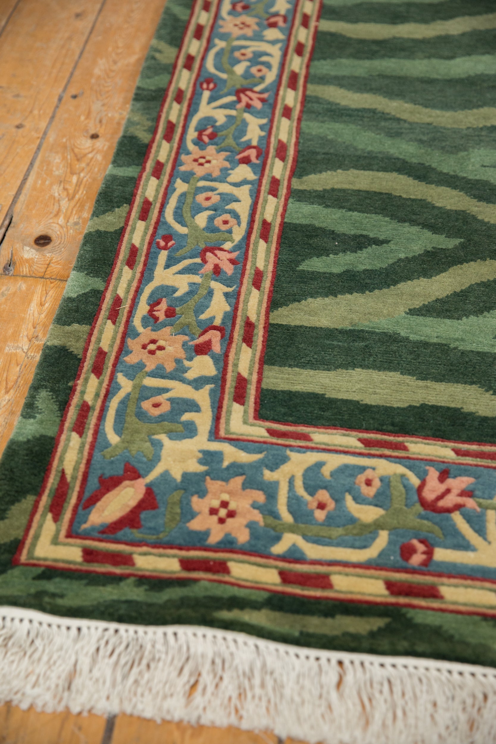 2.5x12 Vintage Indian Arts And Crafts Design Rug Runner by Old New House® - product image 5 for Resin Society