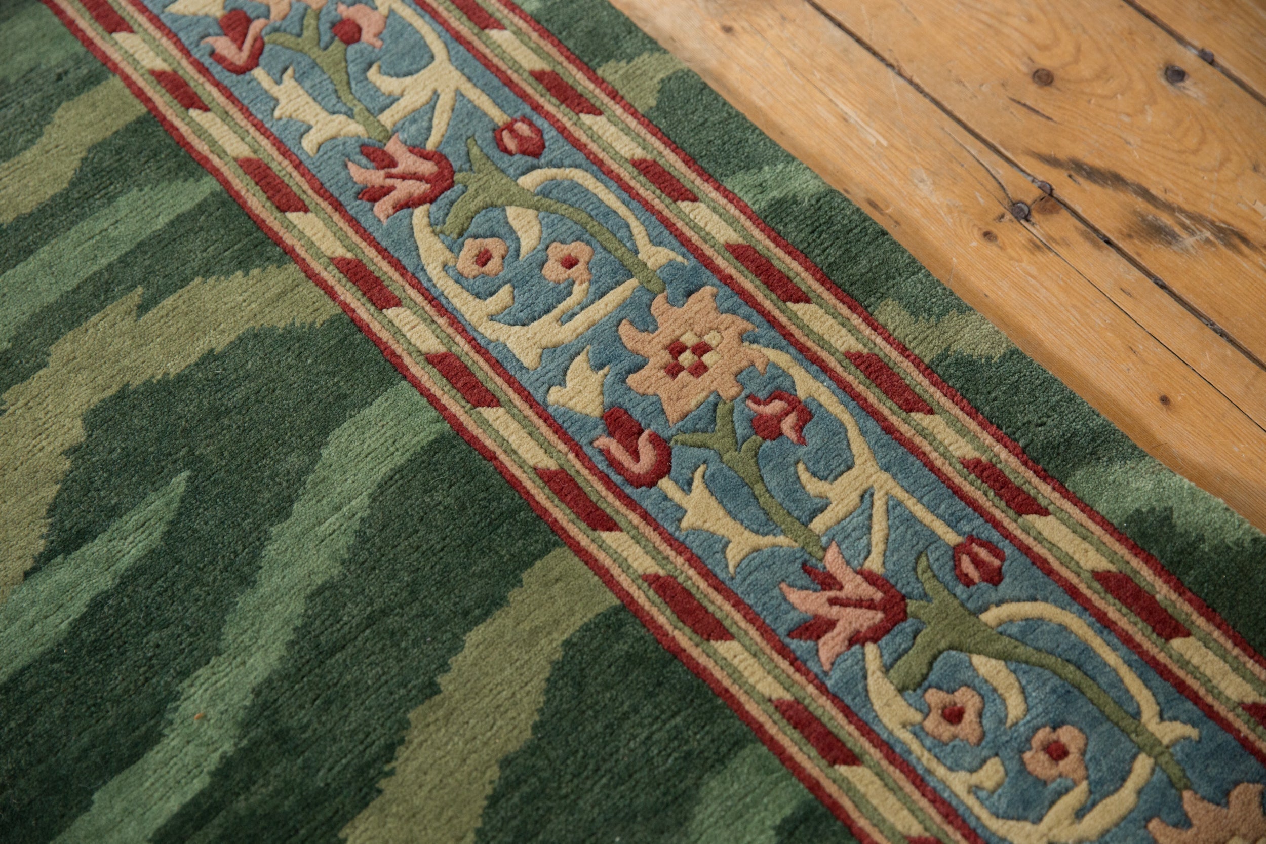 2.5x12 Vintage Indian Arts And Crafts Design Rug Runner by Old New House® - product image 10 for Resin Society