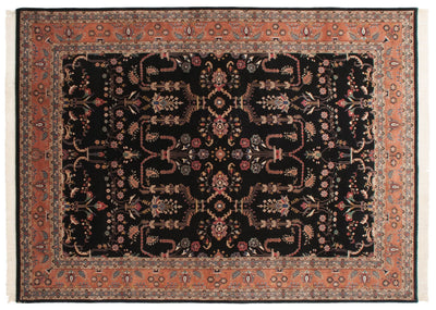 10x13.5 Vintage Indian Mohajeran Sarouk Design Carpet by Old New House® - product image 6 for Resin Society