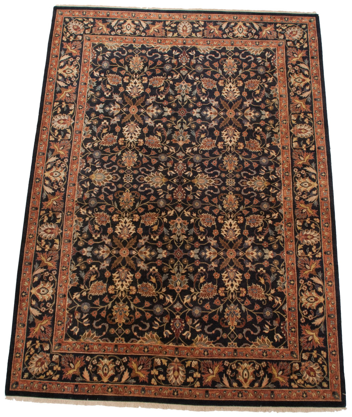 10x14 Vintage Indian Yezd Design Carpet by Old New House® - product image 2 for Resin Society