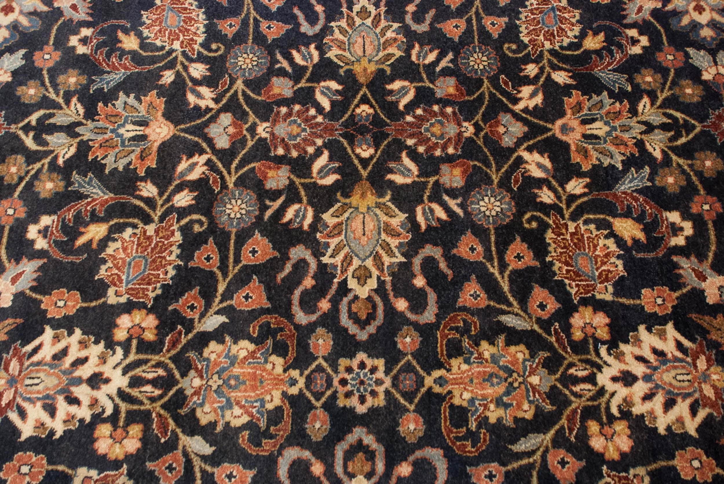 10x14 Vintage Indian Yezd Design Carpet by Old New House® - product image 4 for Resin Society