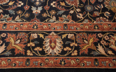 10x14 Vintage Indian Yezd Design Carpet by Old New House® - product image 6 for Resin Society