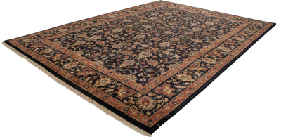 10x14 Vintage Indian Yezd Design Carpet by Old New House® - product image 8 for Resin Society