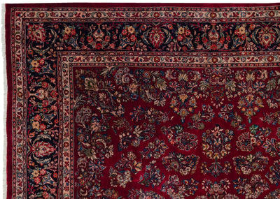 12x12 Vintage Fine Sarouk Square Carpet by Old New House® - product image 5 for Resin Society