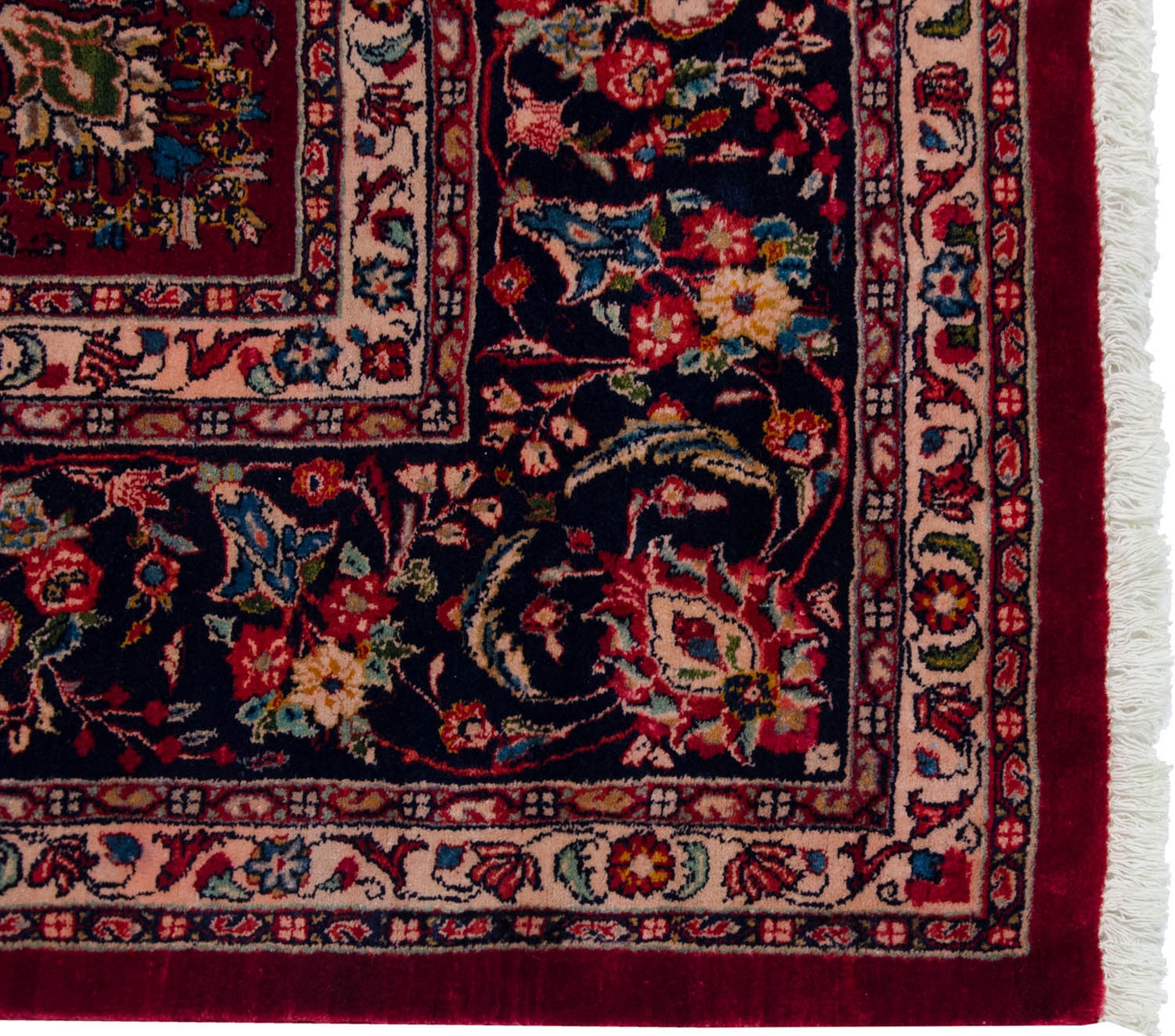 12x12 Vintage Fine Sarouk Square Carpet by Old New House® - product image 6 for Resin Society
