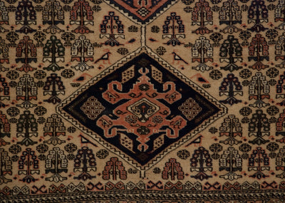 4.5x5.5 Vintage Ardebil Square Rug by Old New House® - product image 4 for Resin Society