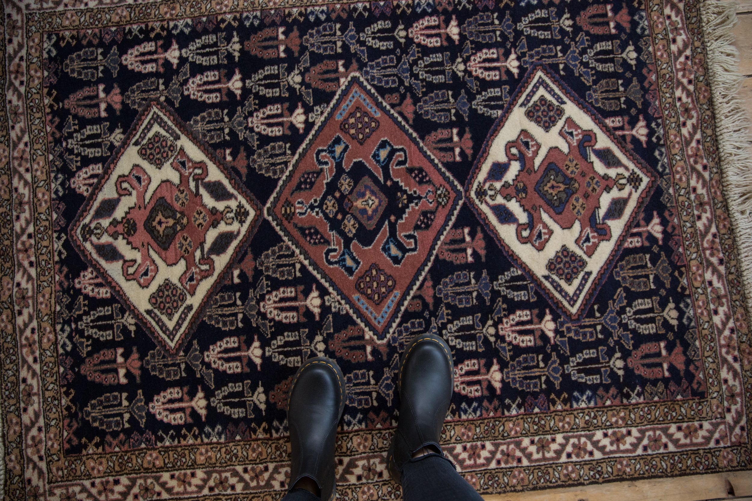 4x5 Vintage Ardebil Rug by Old New House® - product image 2 for Resin Society