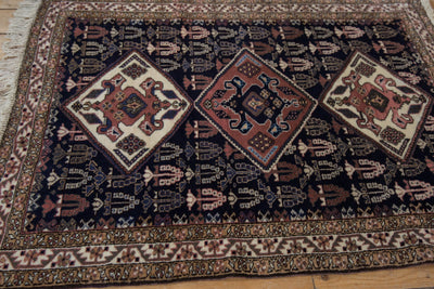 4x5 Vintage Ardebil Rug by Old New House® - product image 5 for Resin Society
