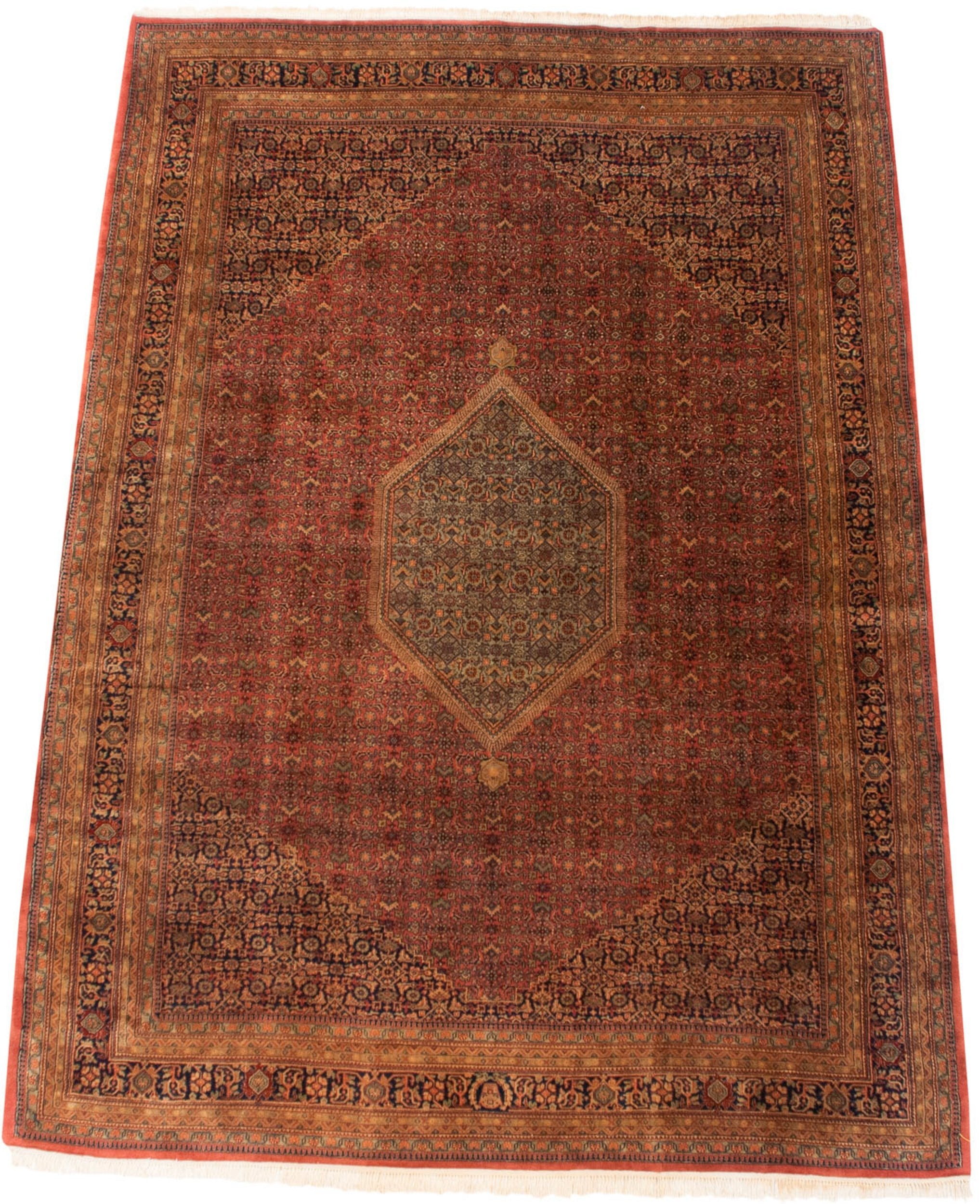 10x14 Vintage Tea Washed Indian Bijar Design Carpet by Old New House® - product image 2 for Resin Society