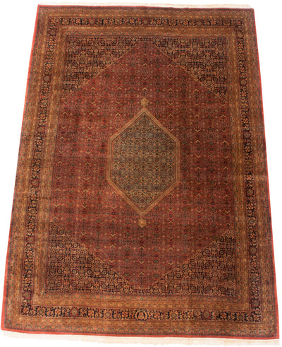 10x14 Vintage Tea Washed Indian Bijar Design Carpet by Old New House® - product image 2 for Resin Society