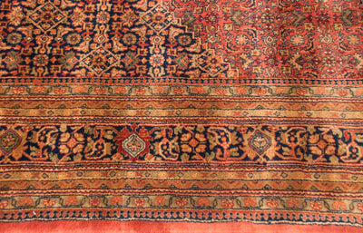 10x14 Vintage Tea Washed Indian Bijar Design Carpet by Old New House® - product image 5 for Resin Society