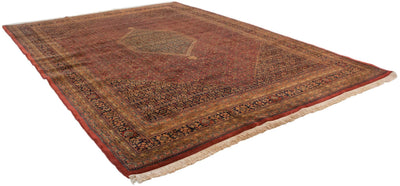 10x14 Vintage Tea Washed Indian Bijar Design Carpet by Old New House® - product image 8 for Resin Society