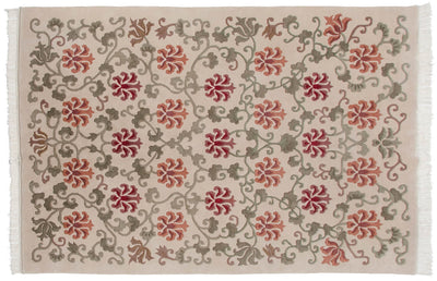 6x9 Vintage Indian Arts And Crafts Design Carpet by Old New House® - product image 7 for Resin Society