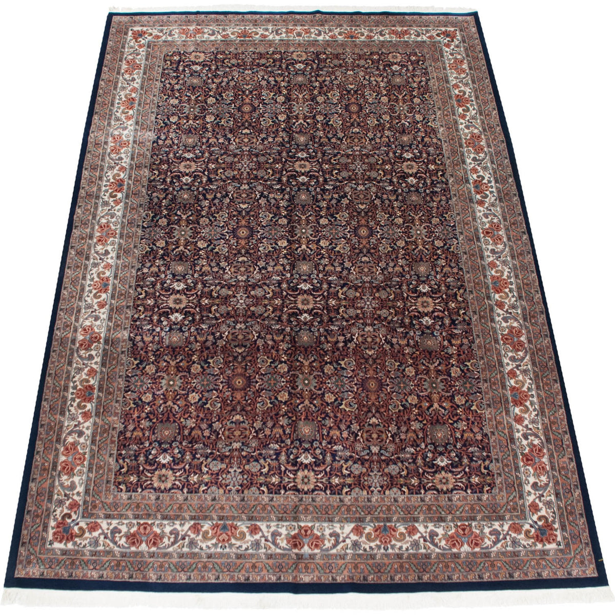 11.5x18 Vintage Indian Bijar Design Carpet by Old New House® - product image 3 for Resin Society