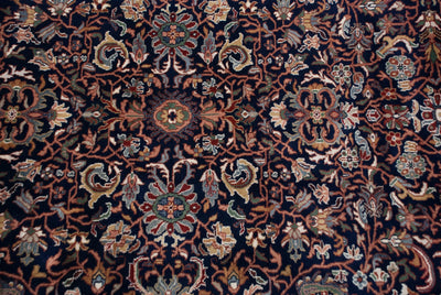 11.5x18 Vintage Indian Bijar Design Carpet by Old New House® - product image 4 for Resin Society
