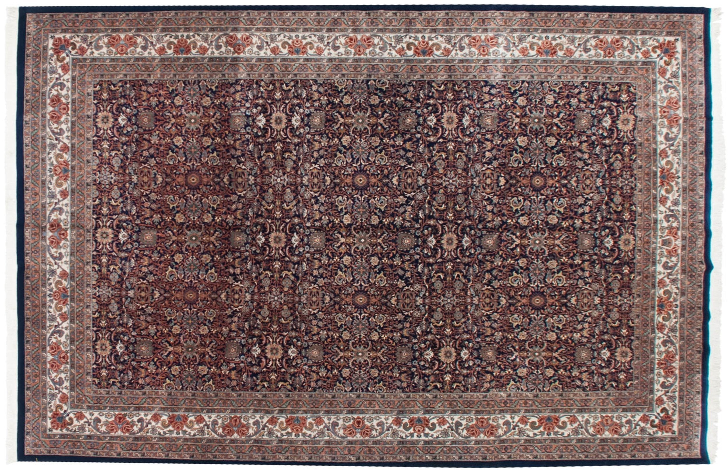 11.5x18 Vintage Indian Bijar Design Carpet by Old New House® - product image 7 for Resin Society