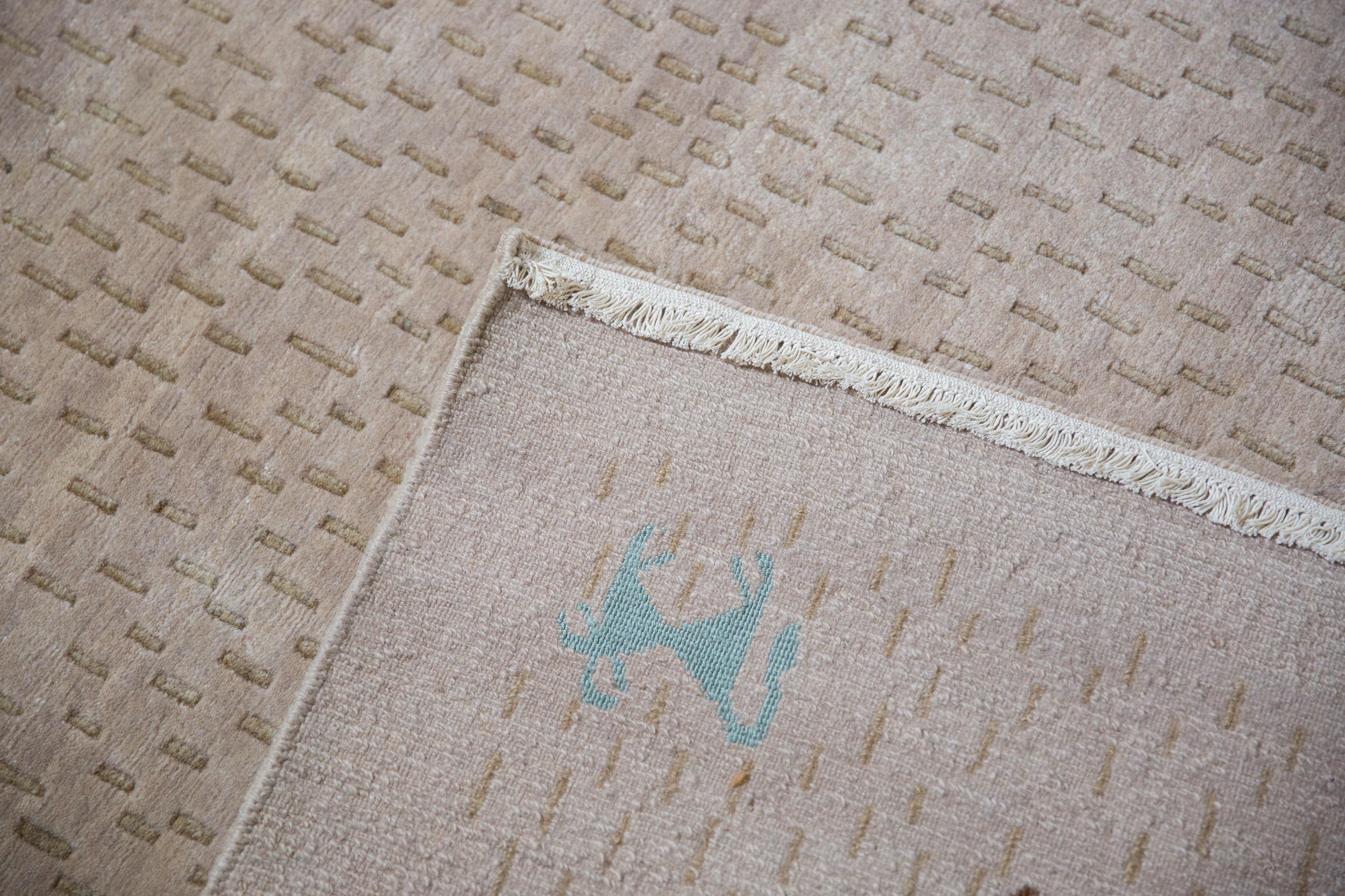 6x9 New Indian Folk Art Design Carpet by Old New House® - product image 8 for Resin Society