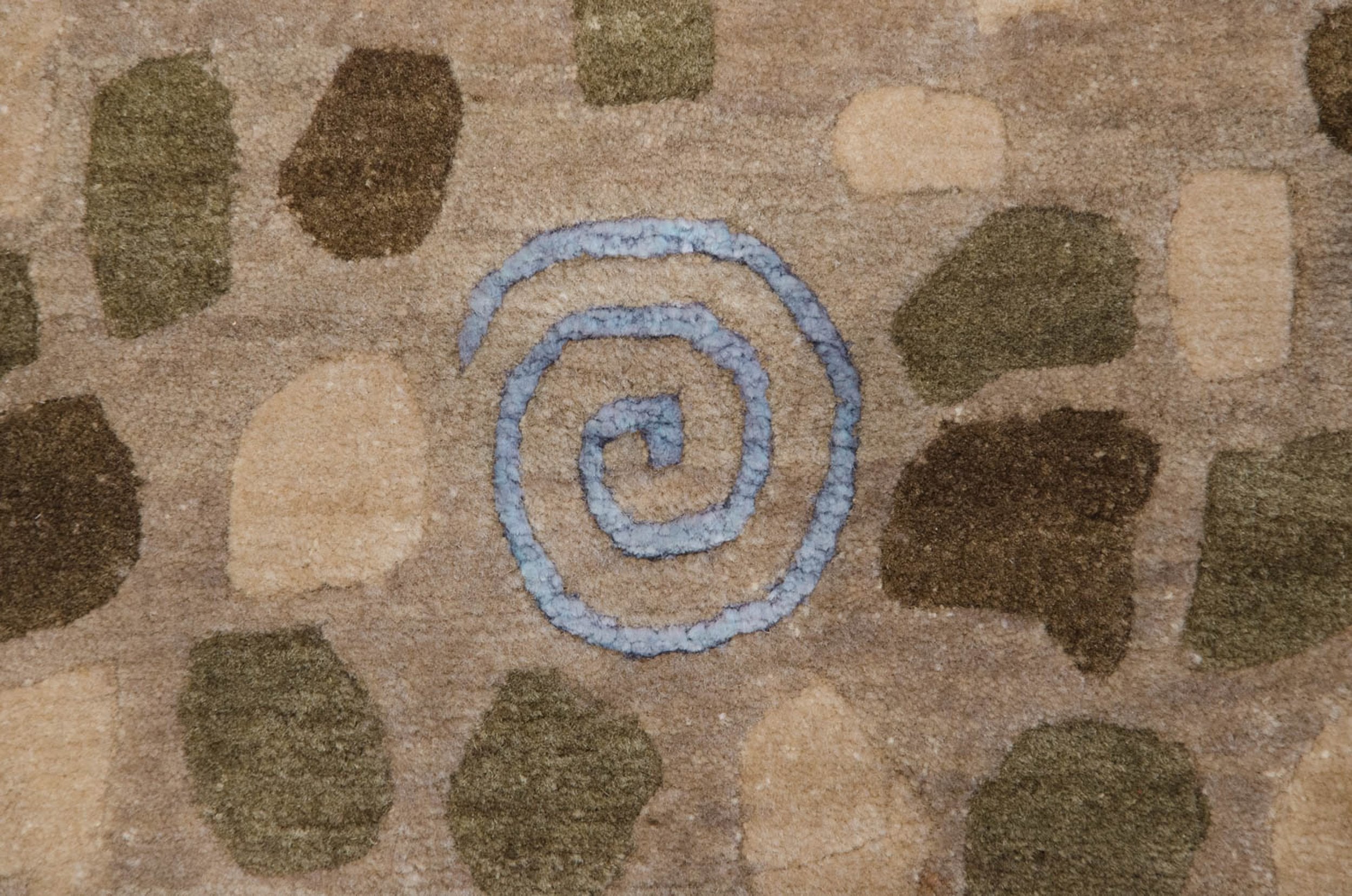 6x9 New Indian Folk Art Design Carpet by Old New House® - product image 7 for Resin Society