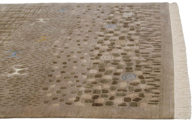 6x9 New Indian Folk Art Design Carpet by Old New House® - product image 11 for Resin Society