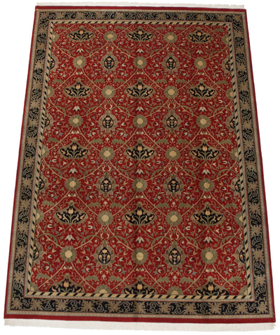 10x14 Vintage Indian William Morris Design Carpet by Old New House® - product image 6 for Resin Society